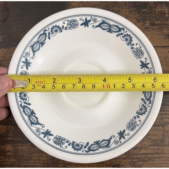 Vtg Corelle Old Town Blue 8 Pc Set Plates Saucers Cups Replacement Dishes - Picture 3 of 8